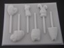 533sp Hidden Pets Life Chocolate or Hard Candy Lollipop Mold